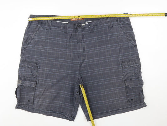 Lee Dungarees Men's Grey Cargo Shorts Size 50 Cotton Casual