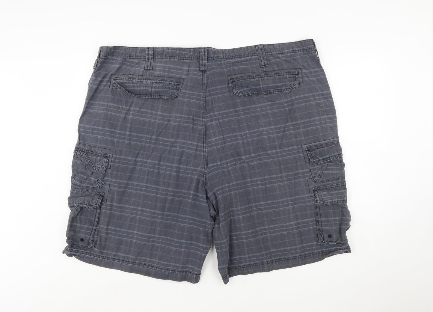 Lee Dungarees Men's Grey Cargo Shorts Size 50 Cotton Casual