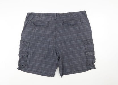 Lee Dungarees Men's Grey Cargo Shorts Size 50 Cotton Casual