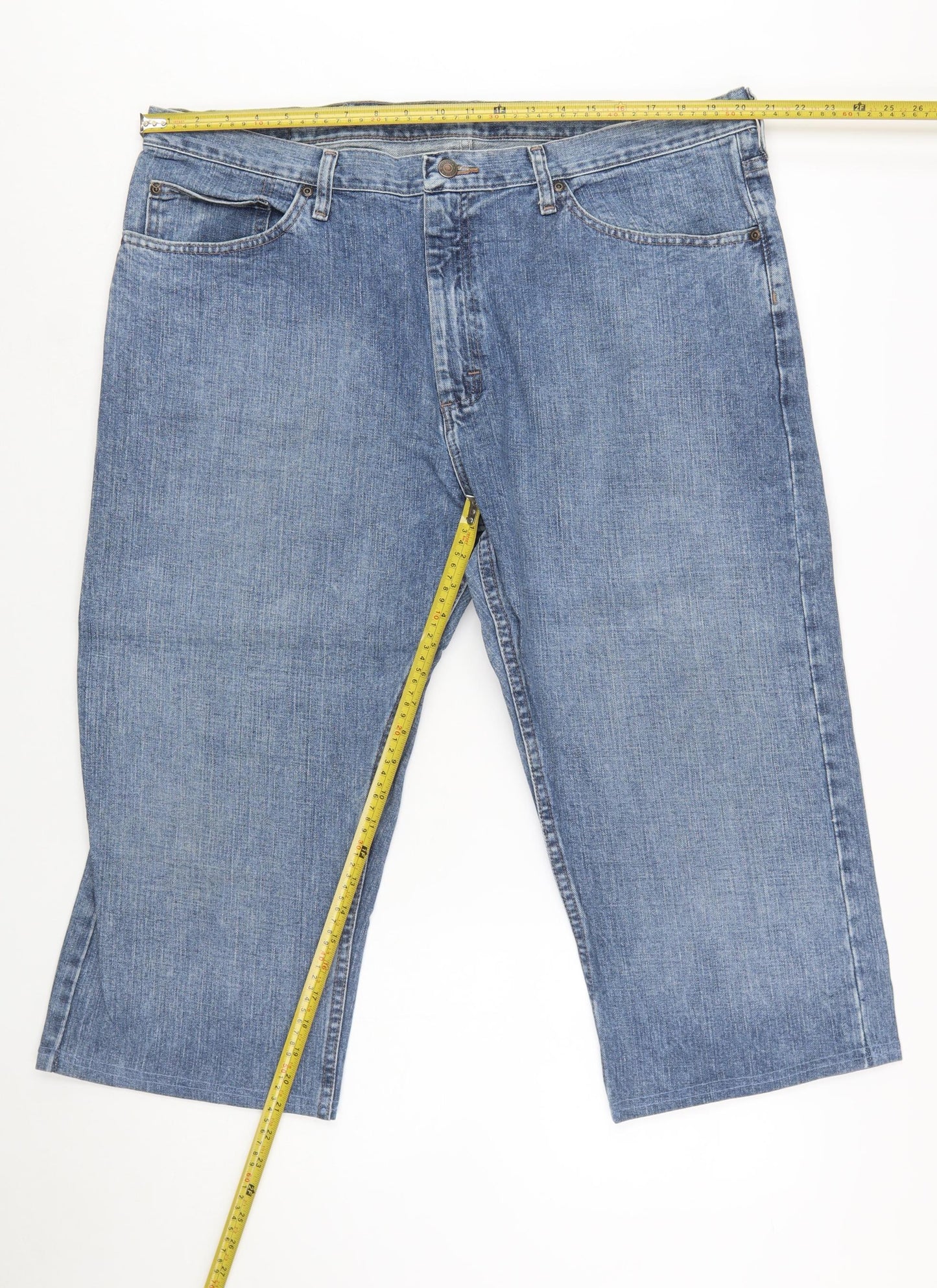 Wrangler Women Blue 40 Straight Leg Denim Jeans