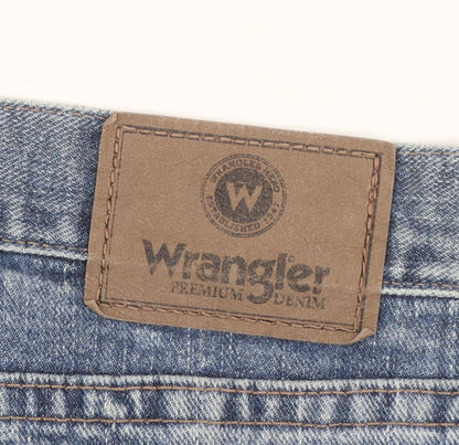 Wrangler Women Blue 40 Straight Leg Denim Jeans