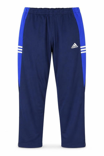 Adidas Men's Blue L Sweatpants Trousers with Ankle Zip