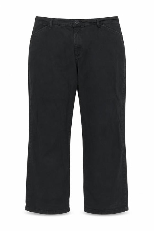 Lee Women's Black Chino Trousers Size 14 Petite Stretch Cotton