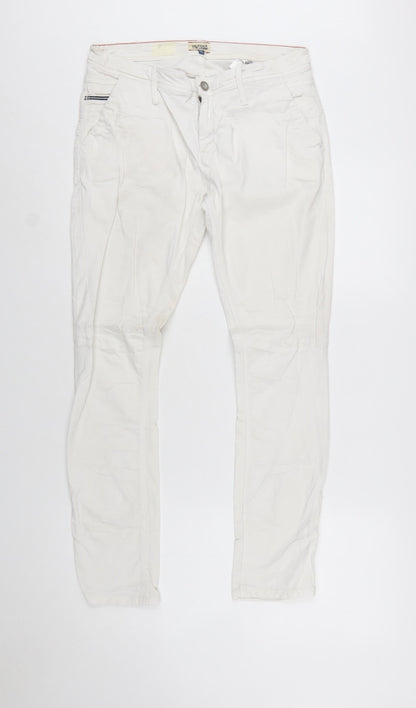 Tommy Hilfiger Men’s White Slim Fit Straight Jeans 28x32