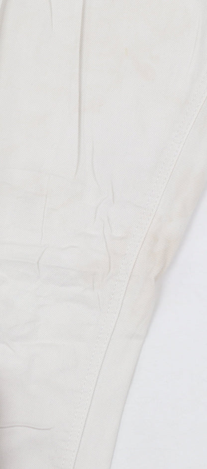 Tommy Hilfiger Men’s White Slim Fit Straight Jeans 28x32