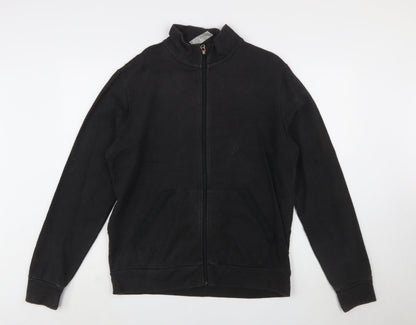 Hugo Boss Men's Black Full Zip Sweatshirt Size L
