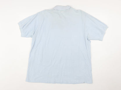 Lacoste Men’s Blue Cotton Polo Shirt Size XL Regular Fit