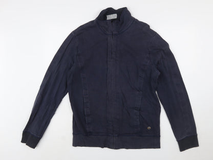 Hugo Boss Men's Blue Full Zip Sweatshirt Size L