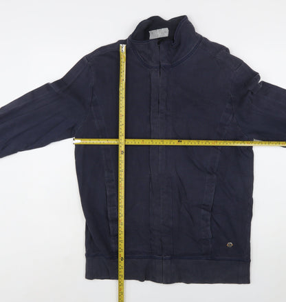 Hugo Boss Men's Blue Full Zip Sweatshirt Size L