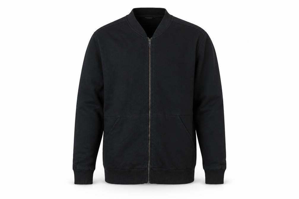 Hugo Boss Men’s Black XL Full Zip Sweatshirt Cotton Elastane