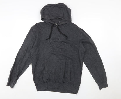 Umbro Men's Grey Pullover Hoodie Small Sports Casual