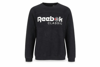 Reebok Men’s Black Small Classic Logo Crew Neck Sweatshirt