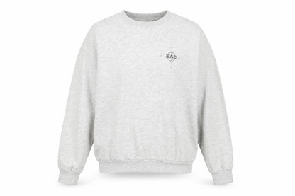 Jerzees Women’s Grey Crew Neck Pullover Sweatshirt Size L