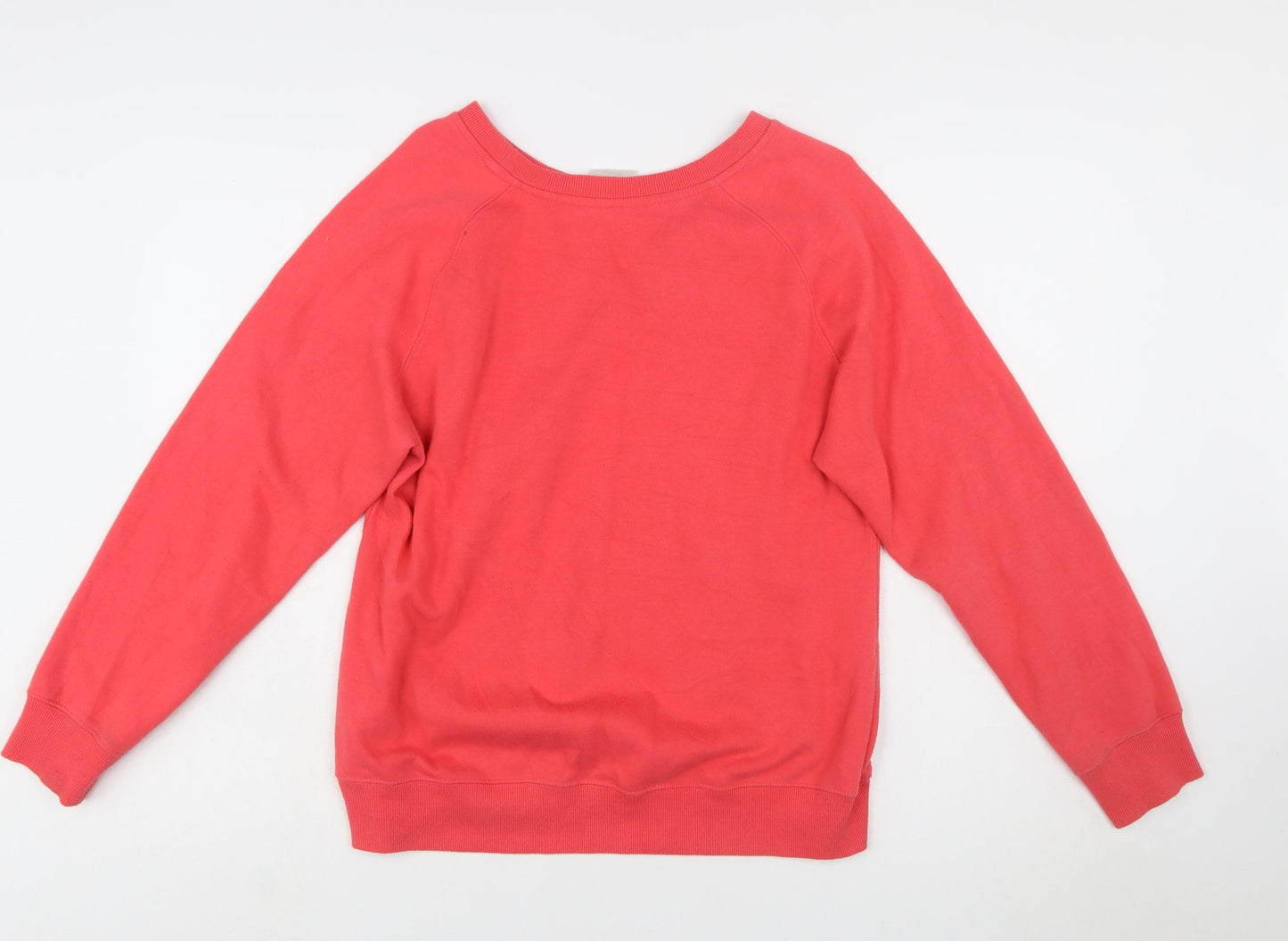 Sfida Women Red Crew Neck Pullover Sweatshirt Size 14