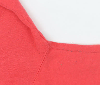 Sfida Women Red Crew Neck Pullover Sweatshirt Size 14