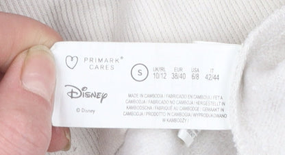 Disney Primark Women Beige Mickey Mouse Pullover Sweatshirt Size S