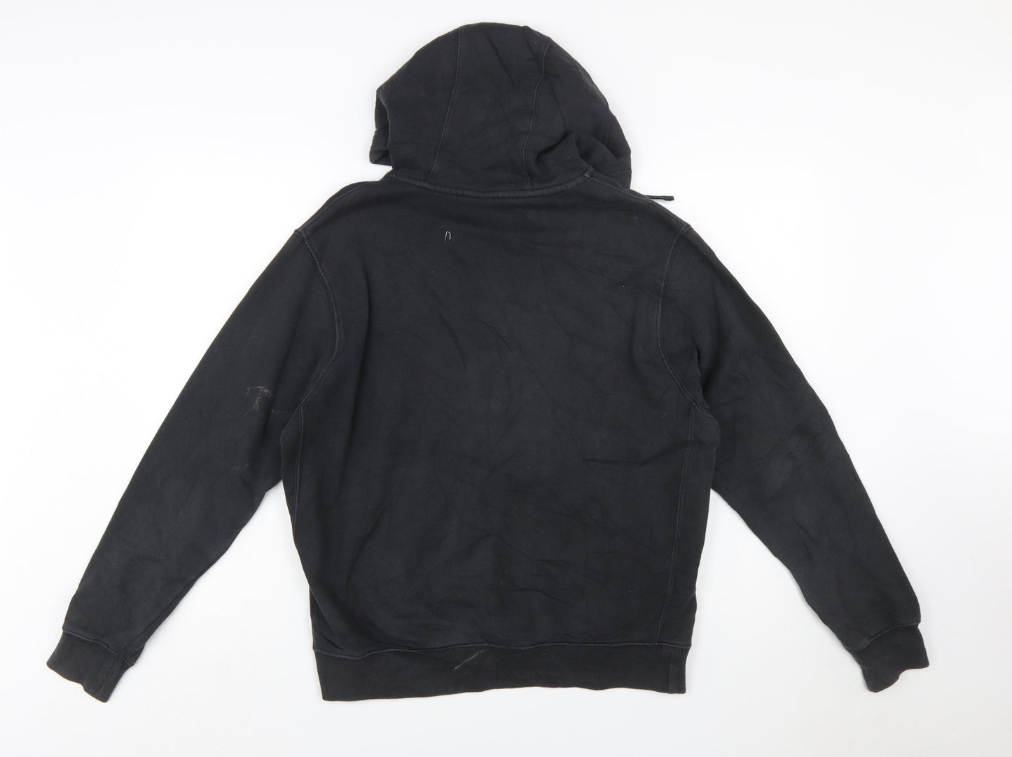Nike Men's Black Pullover Hoodie M Regular Fit Fleece Sportswear