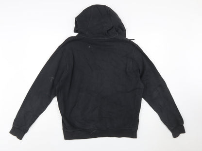 Nike Men's Black Pullover Hoodie M Regular Fit Fleece Sportswear