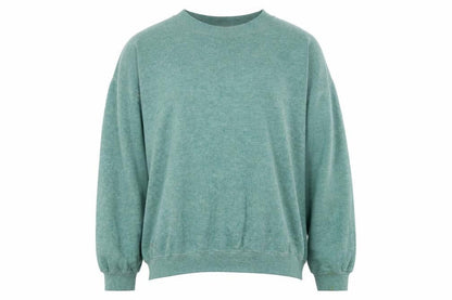 Lee Cooper Men's Green Crew Neck Pullover Sweatshirt L