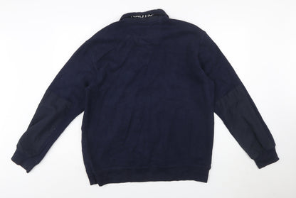 Nautica Men's Blue 1/2 Zip Fleece Sweatshirt Size L