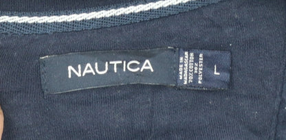 Nautica Men's Blue 1/2 Zip Fleece Sweatshirt Size L