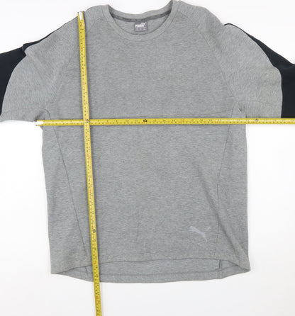 Puma Men's Grey XL Crew Neck Sports Sweatshirt