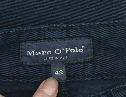 Marc O'Polo Women's Blue Chino Trousers Size 14 Straight Leg
