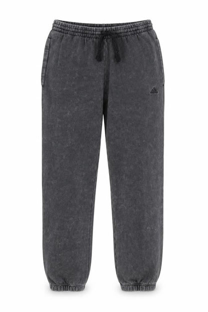 Front view of Adidas Women's Black Jogger Sweatpants, size S, Cotton Blend