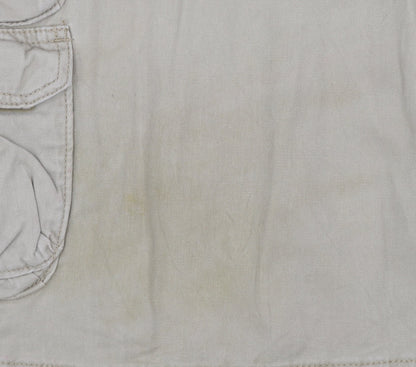 Wrangler Men's Beige Cotton Cargo Shorts Size 48 Regular Fit