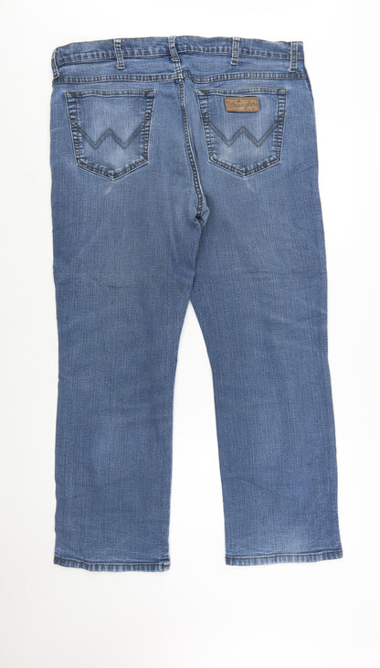Wrangler Men’s Blue Straight Leg Texas Stretch Jeans W38 L30