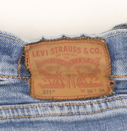 Levi’s 511 Men’s Blue Slim Fit Denim Jeans W34 L34