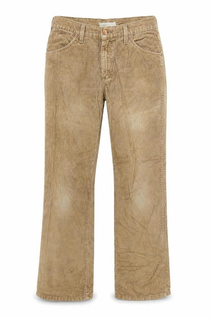 Wrangler Men's Beige Corduroy Chino Trousers 31x32