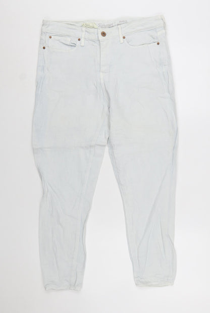 Levi Strauss Women's Light Blue Skinny Jeans Size 12 Stretch Denim