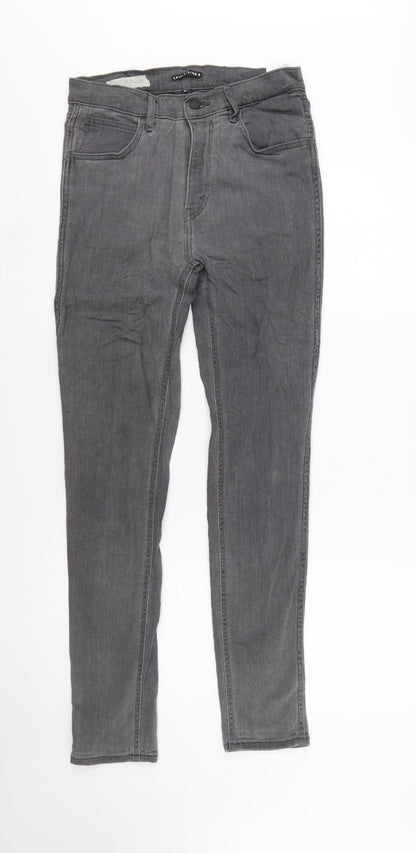Levi's Women's Grey Skinny Denim Jeans Size 10 Regular Mid Rise