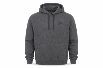 Nike Men's Grey Pullover Hoodie Size S Fleece Sportswear