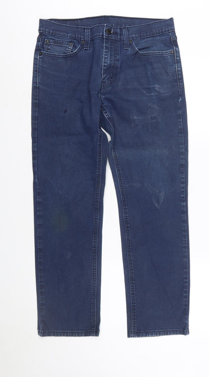 Levi's 541 Men Blue Straight Denim Jeans W32 L30 Cotton Blend