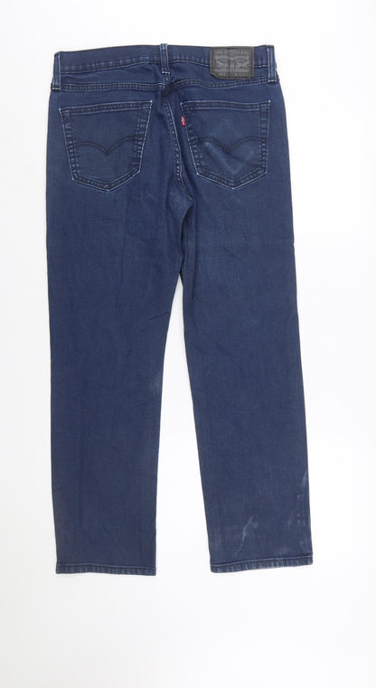 Levi's 541 Men Blue Straight Denim Jeans W32 L30 Cotton Blend