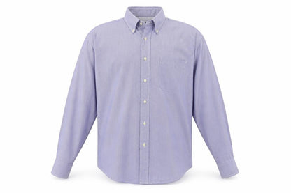 Tommy Hilfiger Men's Blue Check Button-Down XL Cotton Shirt