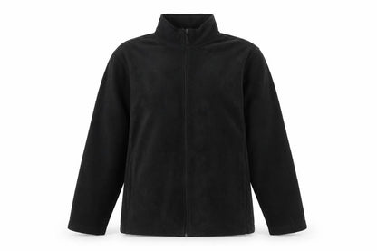 Starter Womens Black Fleece Full Zip Jacket Size L