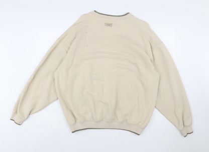 Gear For Sports Men's Beige XL Crew Neck Pullover Sweatshirt