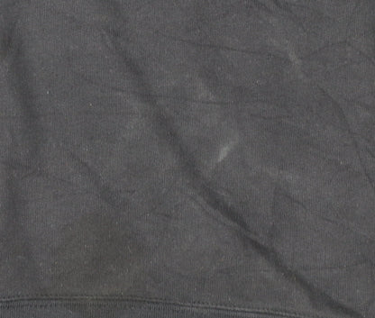 Champion Women's Black Small Pullover Sweatshirt with Logo Detail