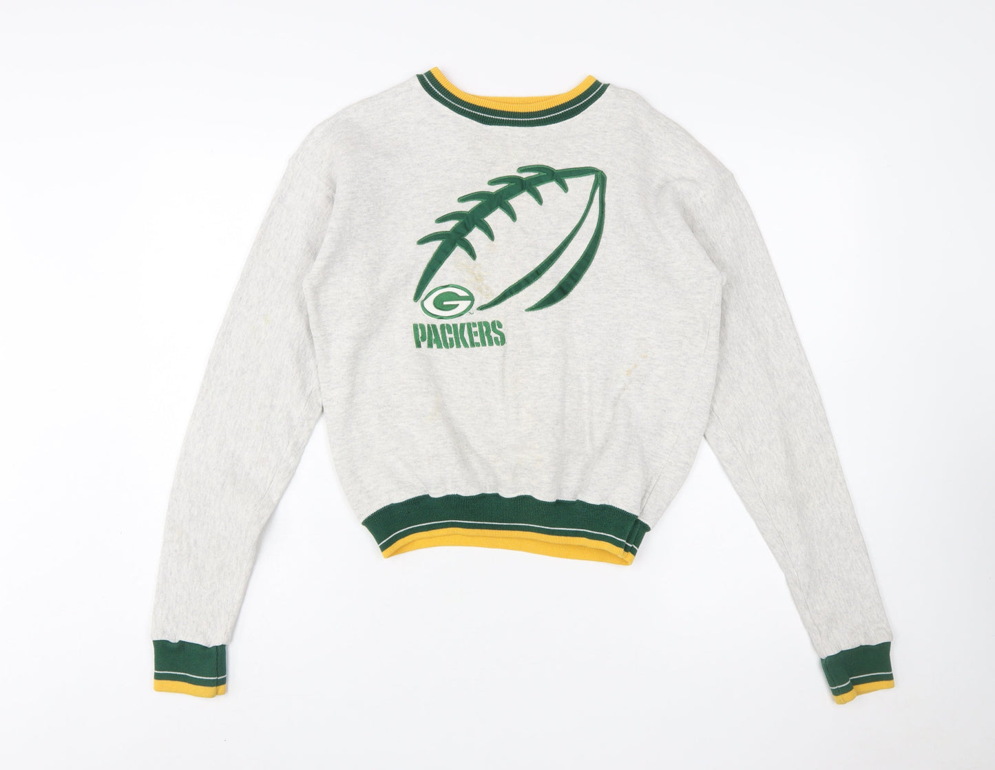 Legends Athletic Unisex Kids Grey Packers Pullover Sweatshirt XL Vintage
