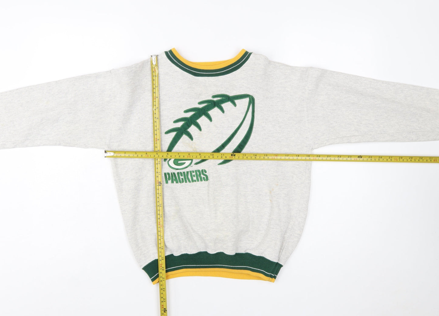 Legends Athletic Unisex Kids Grey Packers Pullover Sweatshirt XL Vintage