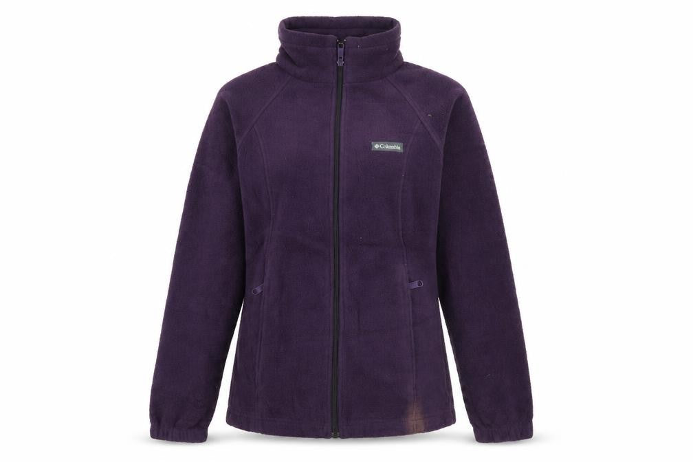 Columbia Women's Purple Fleece Full Zip Jacket Size S Outdoor Casual
