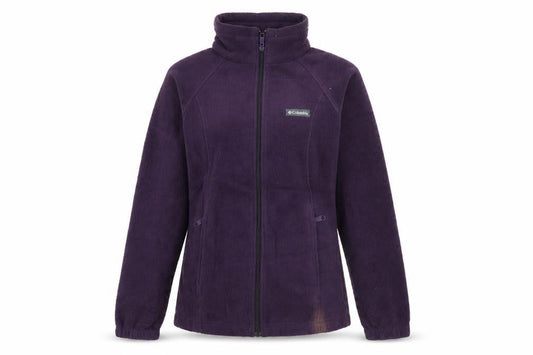 Columbia Women's Purple Fleece Full Zip Jacket Size S Outdoor Casual
