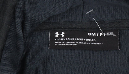 Under Armour Womens Black Small Pullover Hoodie Loose Fit Lightweight
