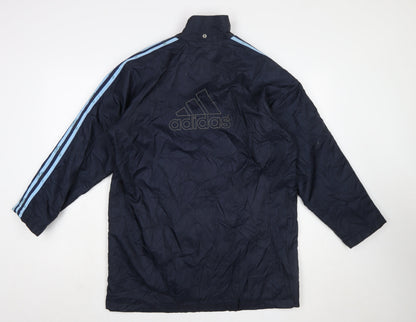 Adidas Mens Navy Blue Clima365 Lightweight Full Zip Sports Jacket Size L