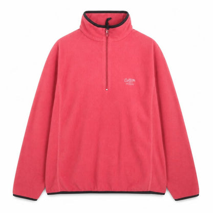 Cotton Traders Women's Pink Fleece 1/4 Zip Pullover Jacket L