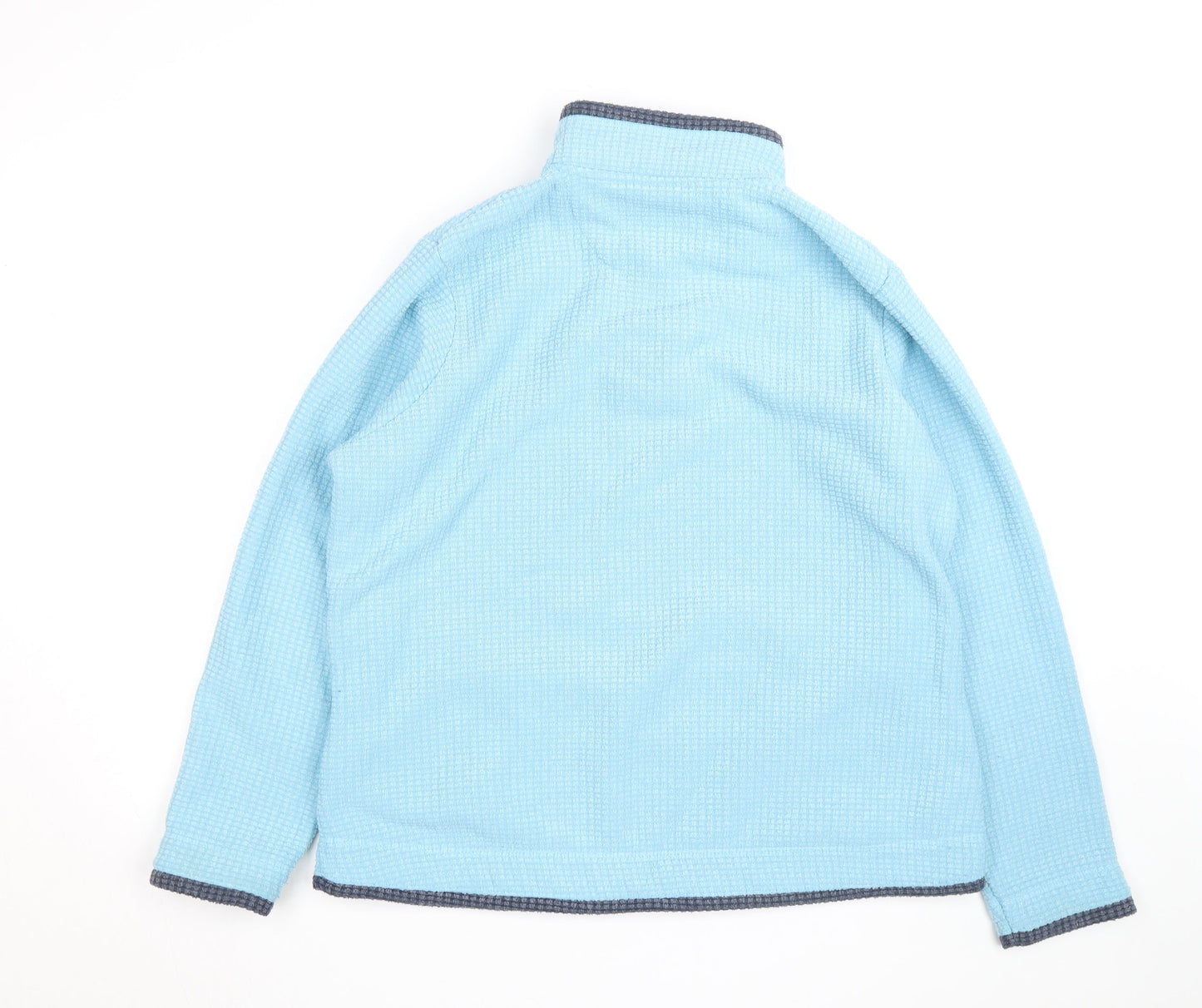 Weird Fish Women's Blue Size 18 1/4 Zip Fleece Active Jacket