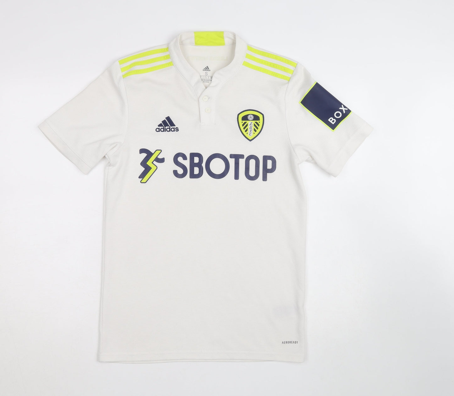 Adidas Men’s White Leeds United Football Jersey Shirt Size S